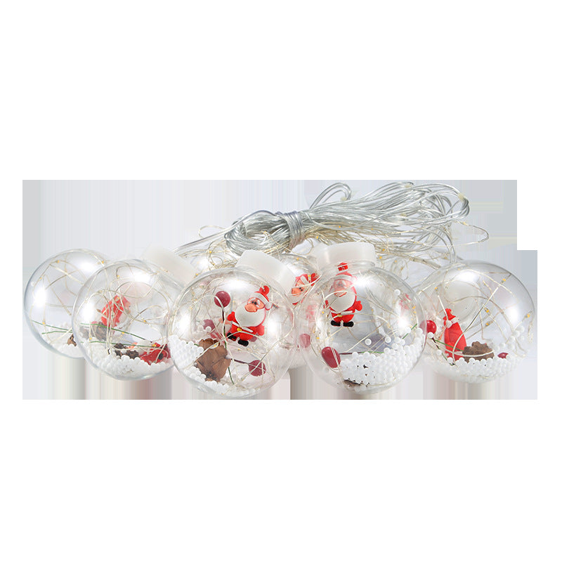 Christmas Curtain LED Fairy Lights Santa Gift Tree Designs