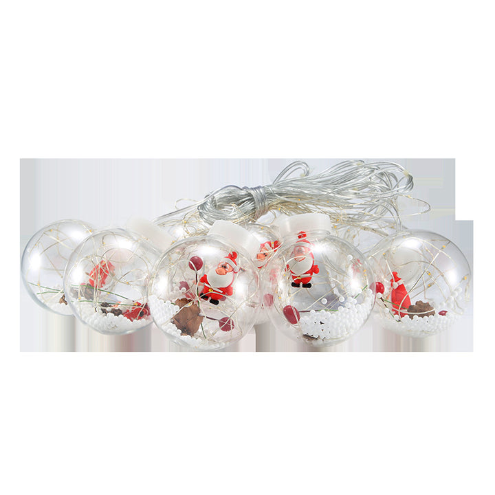 Christmas Curtain LED Fairy Lights Santa Gift Tree Designs