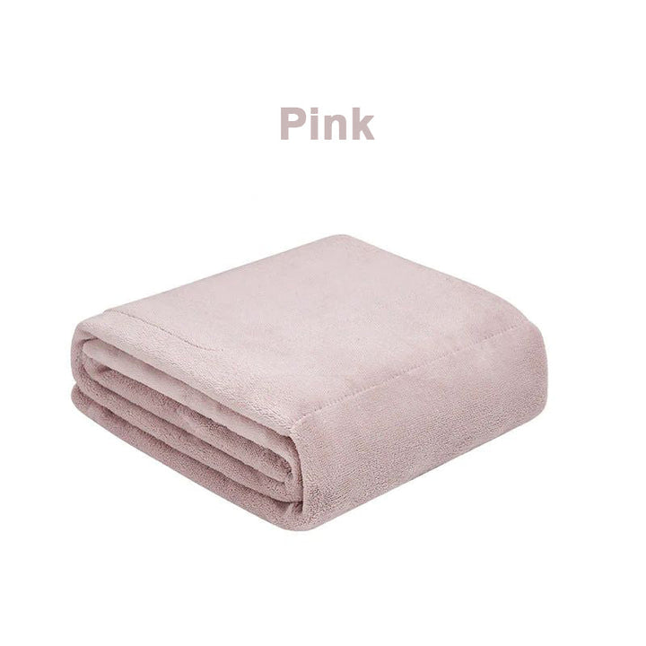 Electrically heated flannel blanket with USB charging