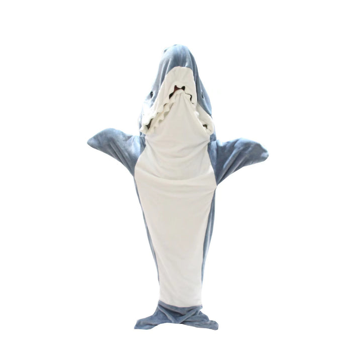Snugleigh Wearable Shark Blanket Hoodie with Foot Openings