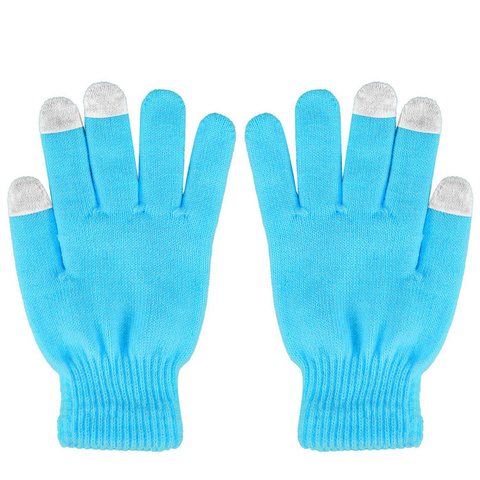 Snugleigh Touchscreen Knit Gloves with Three Smart Fingertips
