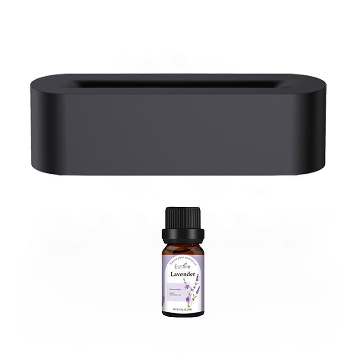 Flame Aroma Diffuser With 10ml Essential Oils, 7 Colour Light