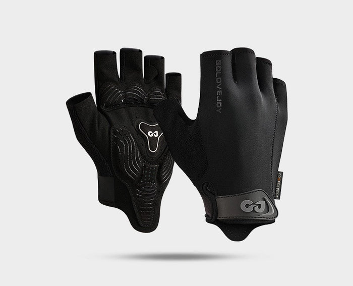 Snugleigh Padded Half-Finger Cycling Gloves with Mesh Back