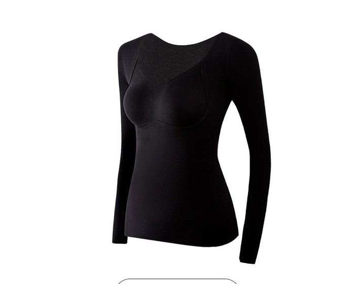 Snugleigh Fleece Lined Thermal Top with Built-In Padded Bra