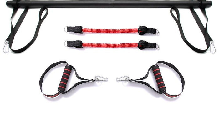 Snugleigh Pilates bar kit with resistance bands and straps