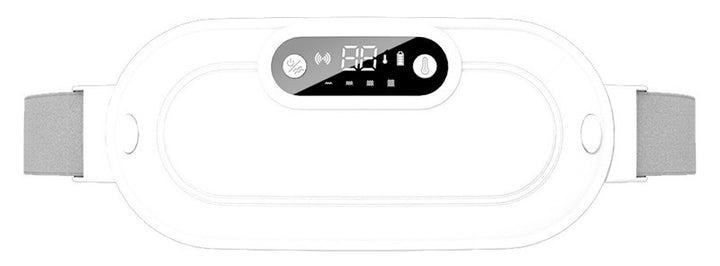 Pink cordless heated waist belt with display