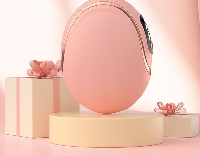 Snugleigh Egg-Shaped Rechargeable Hand Warmer with Digital Display