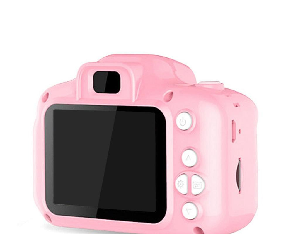 Small kids camera with screen in hand