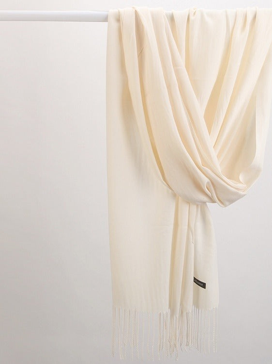 Snugleigh Fringed Cashmere Feel Scarf in 18 Colours