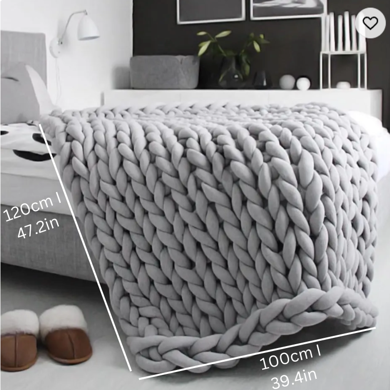 Dreamblanket Sleep Blanket – Quilted Organic Cotton Blanket for Relaxation and Stress Relief