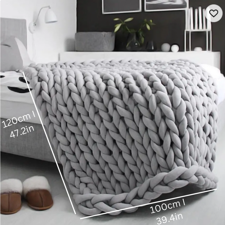 Dreamblanket Sleep Blanket – Quilted Organic Cotton Blanket for Relaxation and Stress Relief