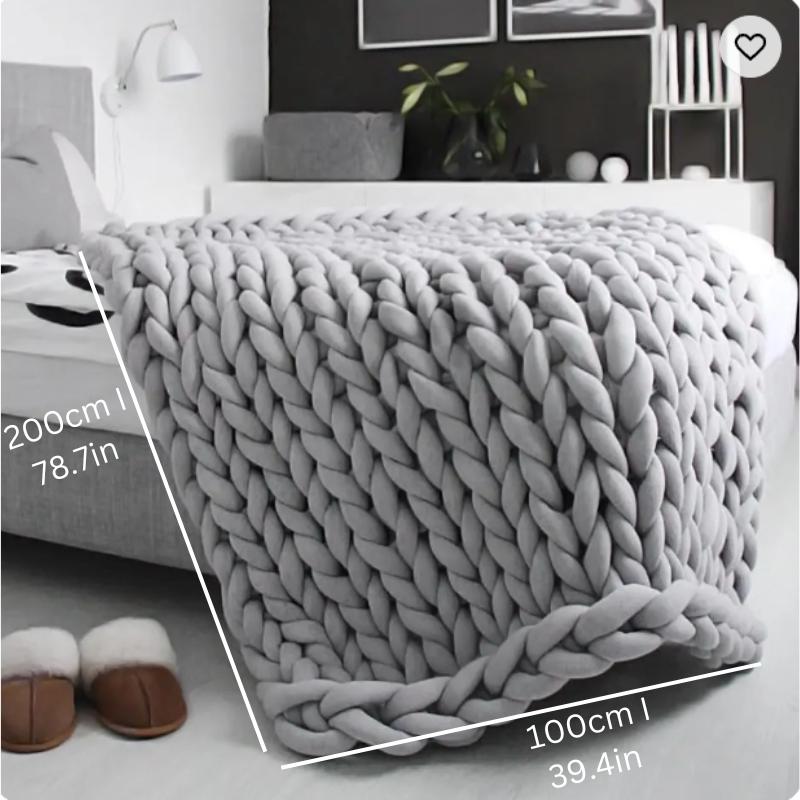 Dreamblanket Sleep Blanket – Quilted Organic Cotton Blanket for Relaxation and Stress Relief