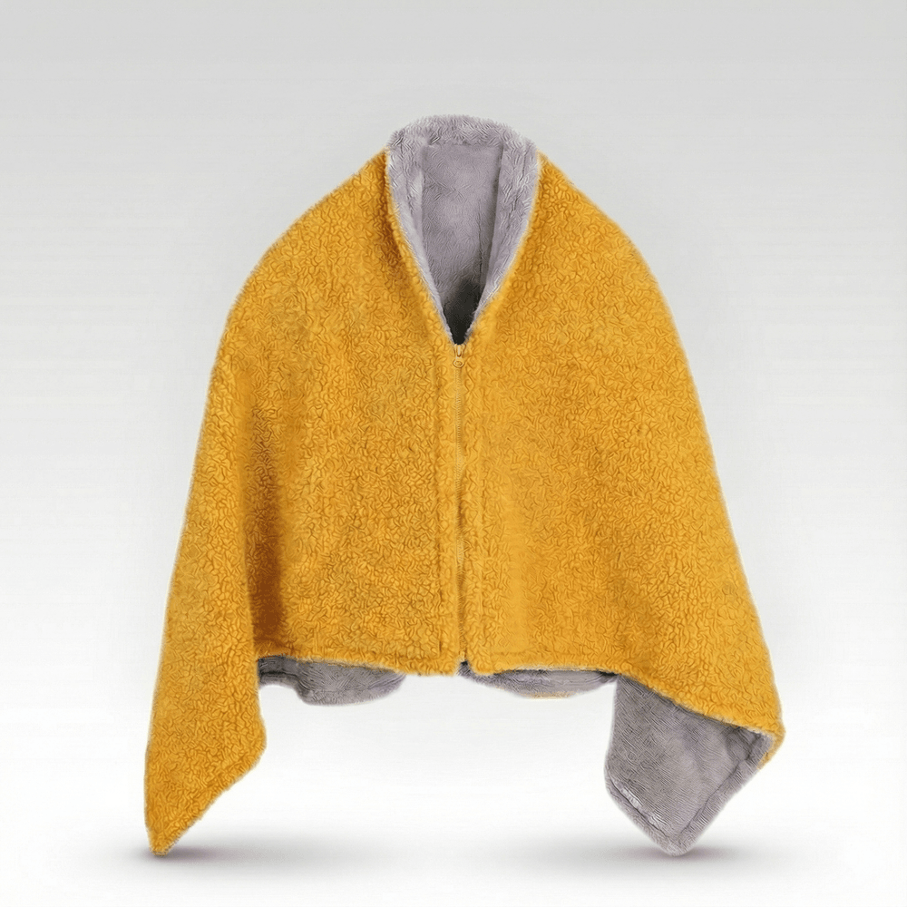Heated Throw Blanket - USB Powered, 3-Speed Warmth, Sherpa Fleece