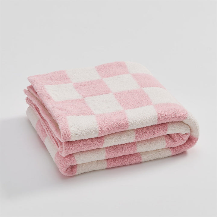 COLORFUL CHECKERBOARD THROW