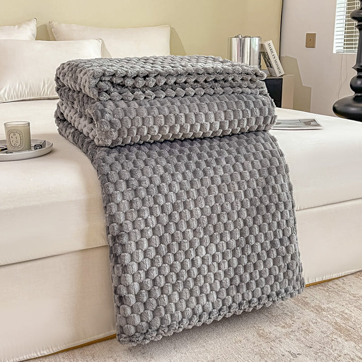Luxurious Textured Throw Blanket