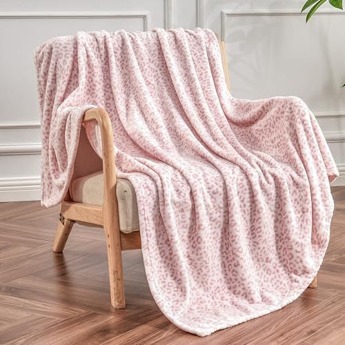 Snugleigh™ Festive Flannel Christmas Blanket in Leopard & Cow Prints
