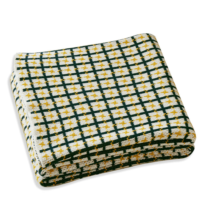 Snugleigh™ Chunky Knitted Throw Blanket with Elegant Pattern