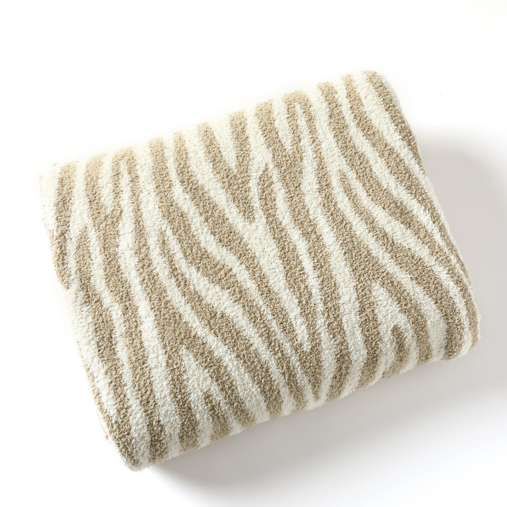 Cosy Knitted Throw Blanket