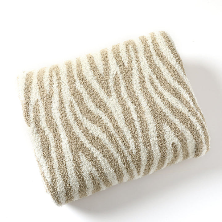 Cosy Knitted Throw Blanket