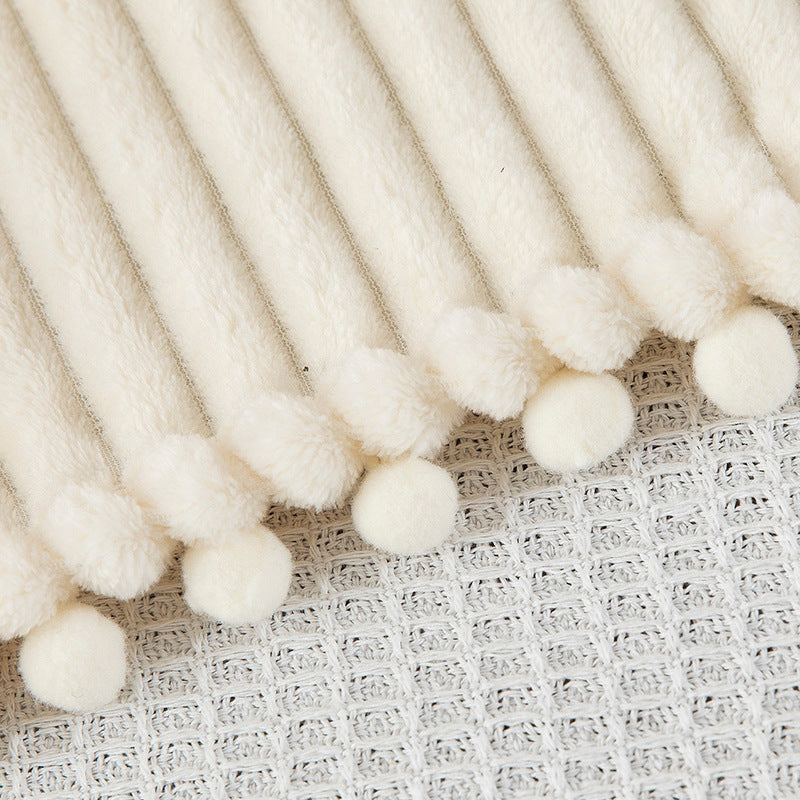 Women high-quality plush throw