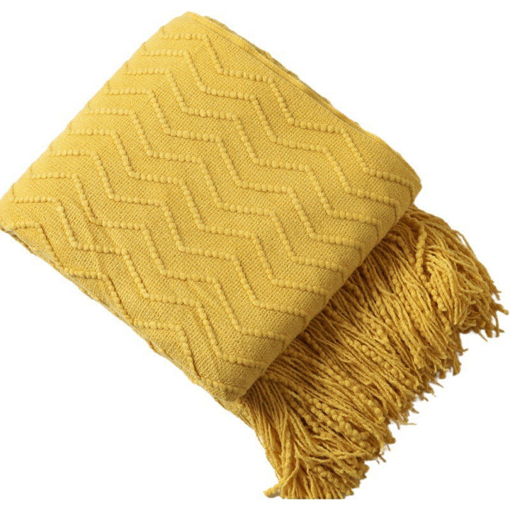 Cosy Textured Throw Blanket