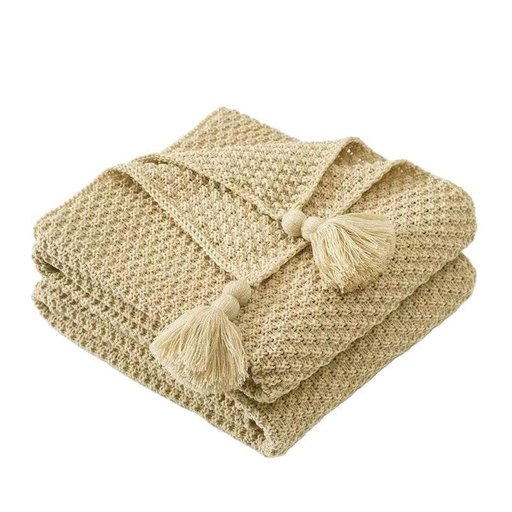 Cosy Woven Throw Blanket