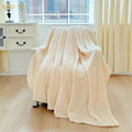 Snugleigh™ Textured Waffle Throw Blanket – Soft, Generous and Stylish