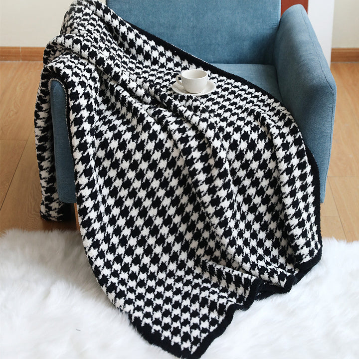 Cosy Knitted Throw Blanket