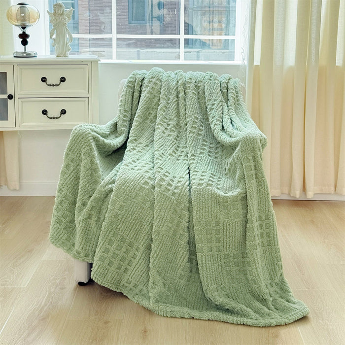 Snugleigh™ Textured Waffle Throw Blanket – Soft, Generous and Stylish