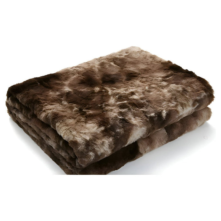 Soft Velour Winter Blanket – Warm Coral Fleece Blanket in Batik Style