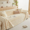 Snugleigh™ Faux Fur Sofa Throw with Non-Slip Back for a Snug Fit
