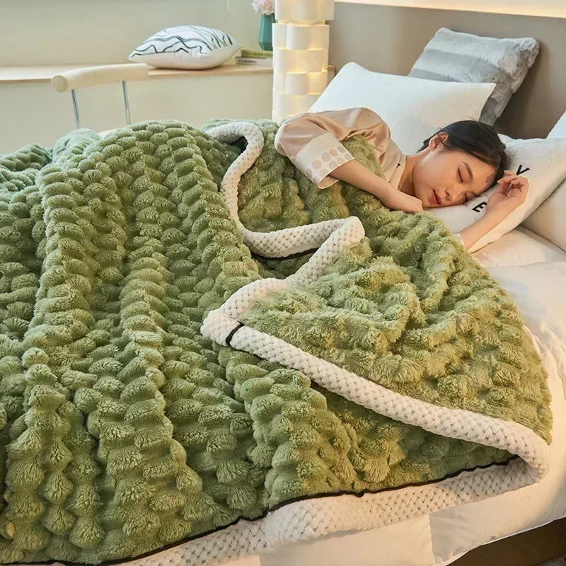 Soft Flannel Autumn Blanket