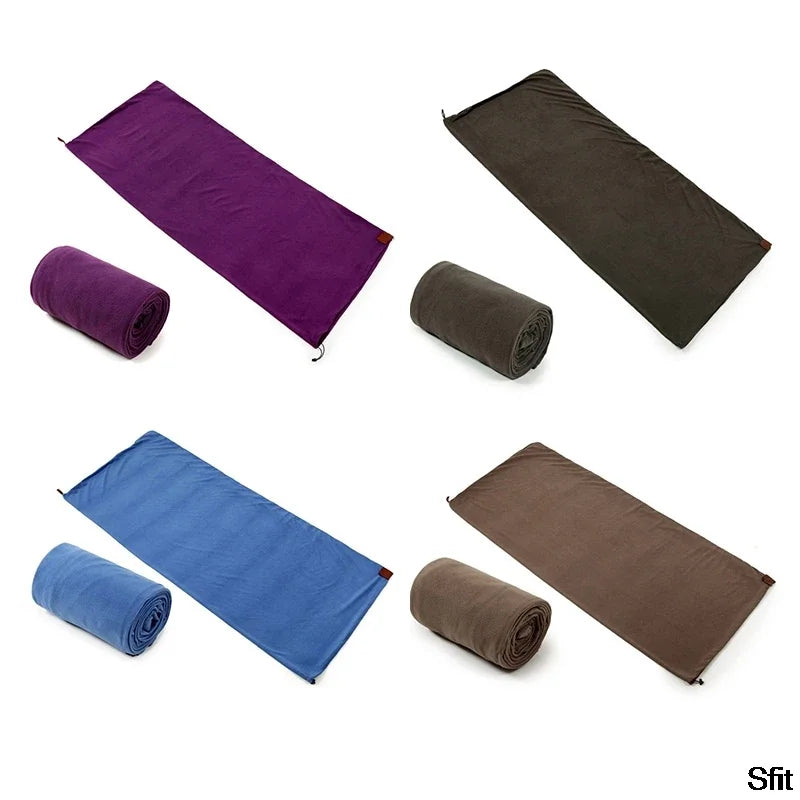 ThermoLite - Ultralight Fleece Sleeping Bag - Portable &amp; Warm - For Camping, Travel &amp; Outdoor