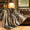 Snugleigh™ Plush Faux Fur Throw Blanket for Sofa and Bedroom, Extra Warm