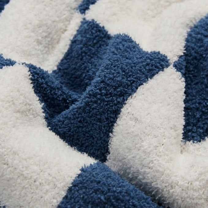 COLORFUL CHECKERBOARD THROW