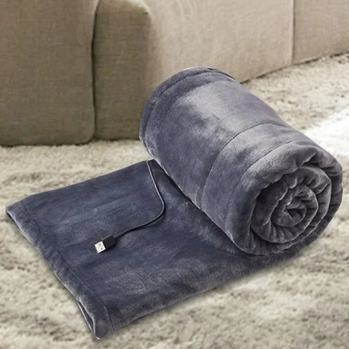 Snugleigh™ USB Heated Fleece Blanket with 3 Heat Settings