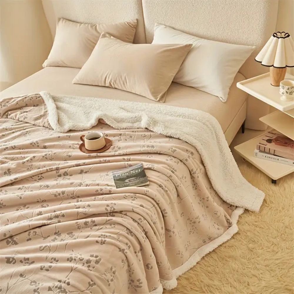 Winter Garden Plush Blanket