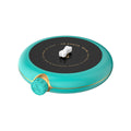 Teal heated coaster with magnetic stirrer