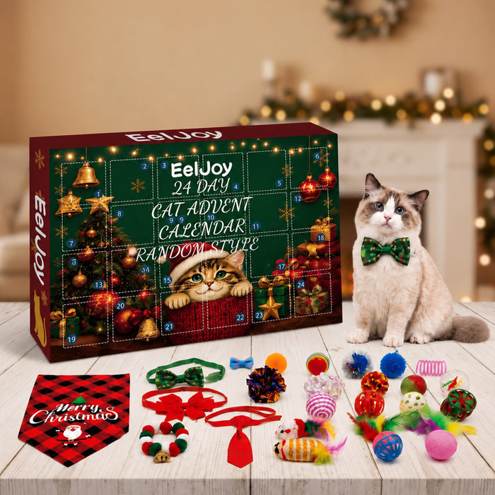 Snugleigh Advent Calendar for Cats with 24 Toys
