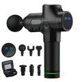 Massage gun with heads and carry case