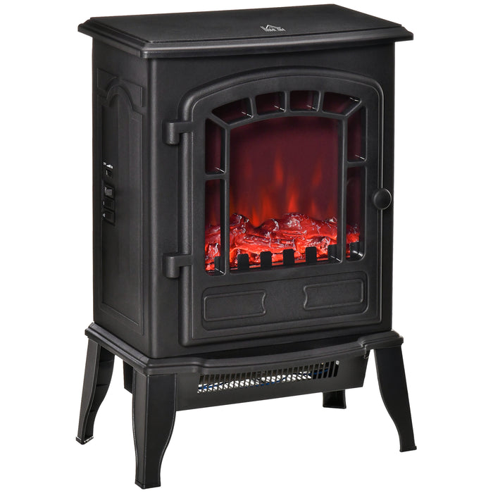 Snugleigh Electric Stove Fire 2000W with Clear Glass Front and Flames