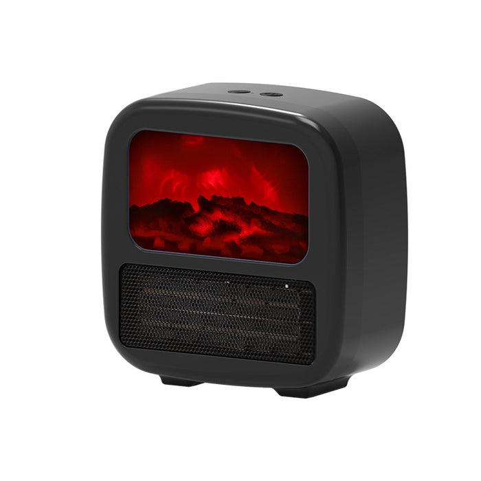 Snugleigh Mini Fan Heater with 3D Flame Fireplace Effect