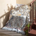 Snugleigh™ Abstract Woven Tapestry Throw, Jacquard Blanket and Wall Hanging