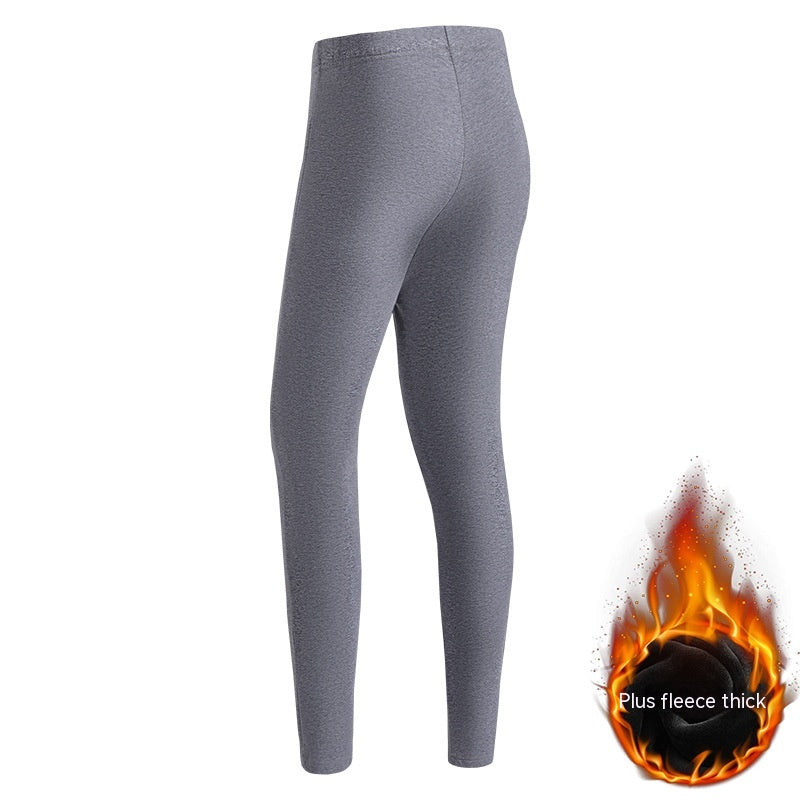 Black heated thermal top and long johns set