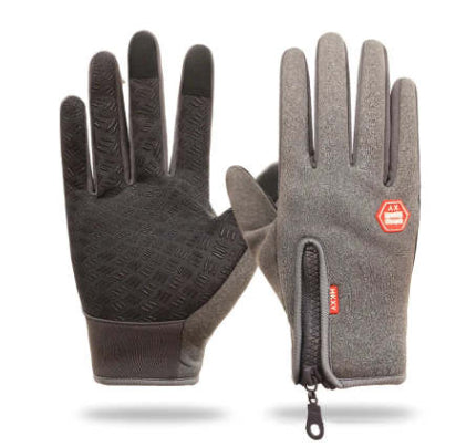 Snugleigh Touchscreen Winter Gloves with Zip Cuff and Fleece Lining
