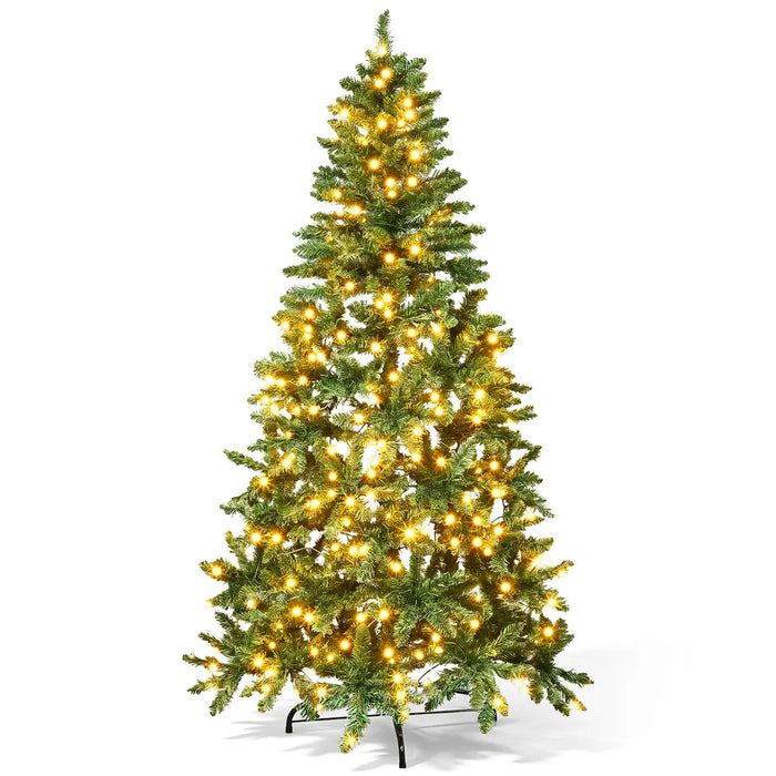 Snugleigh Half Christmas Tree for Walls with 250 Warm Lights