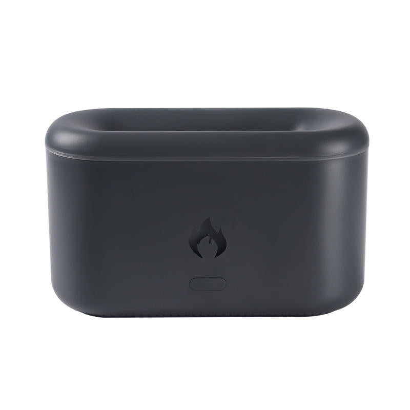 3D Flame Humidifier 300ml, Ultrasonic Aroma Diffuser With Type-C