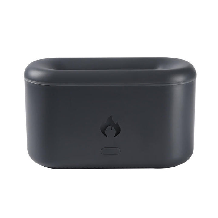 3D Flame Humidifier 300ml, Ultrasonic Aroma Diffuser With Type-C