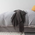 Snugleigh™ Chunky Popcorn Knit Throw with Fringe, Super Soft 127 x 170 cm