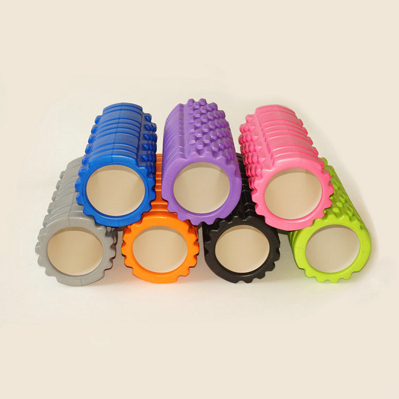 Grid textured foam roller
